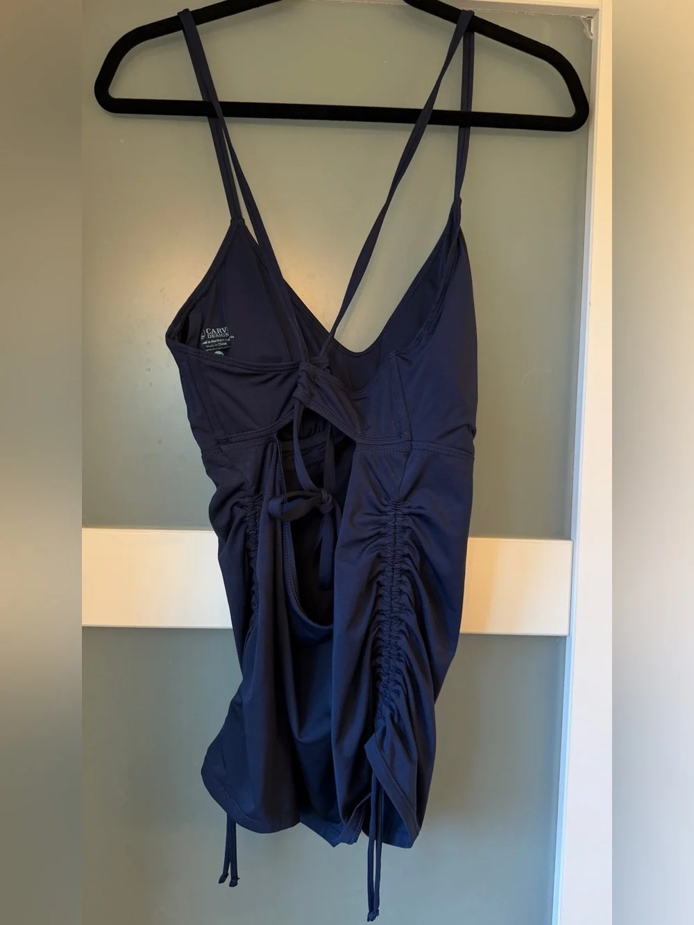 Carve Designs Navy Camari Tankini - Picture 6 of 10